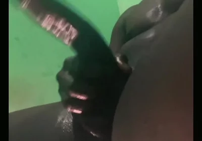Part 1long Dick Guy Hides and Beat His Big Black Cock