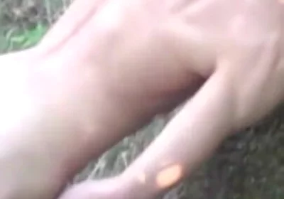 Twink fucked sexy straight boy in cruising forest outdoor
