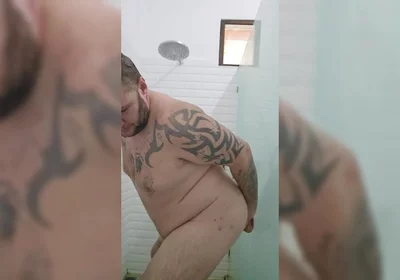 Jimbob Soapy Shower Dildo Riding