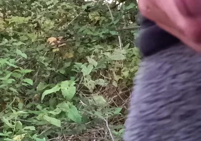 Moaning Squirting Cumshot Wanking in the Woods Wearing Onesie