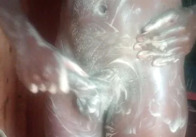Stroke That Big Black Dick in the Shower and Cum