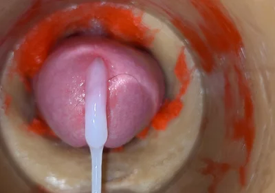 Camera Deep Inside Tight Pussy Captures Huge Cum Explosion 4K