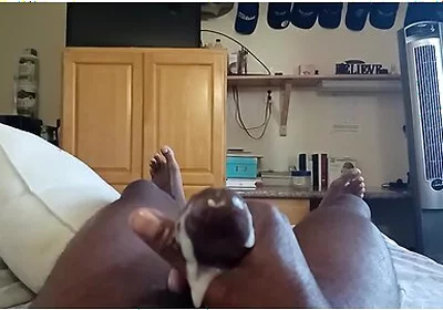 18yo Huge Cum Shot. Dorm Room Morning Jack Off With Virgin Boy