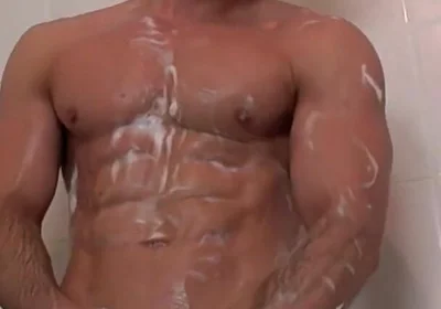 Shooting His Muscle Cum