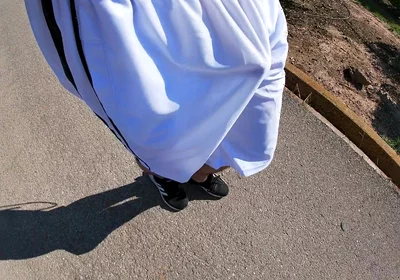 Flashing My Boner in See Thru Basketball Shorts for the Cyclists and Runners