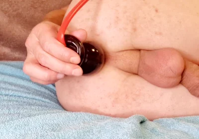 Timmyboy92 First Plug Inflatable Anal Plug Fills the Ass