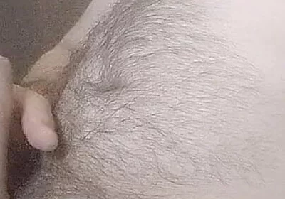 Hairy Gay Uncut Cock Masturbation and Cumshot