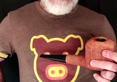 Huge Pipe Smoking Dad