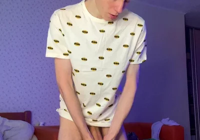Painting My Hand White with Sticky Warm Cum