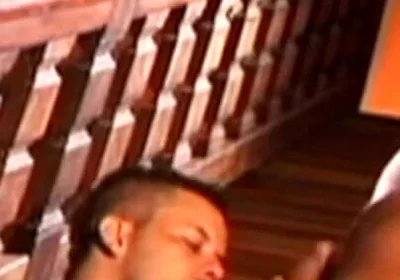 Slut with Hiddn Face Fuckd Raw by His Friend