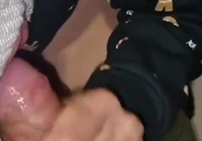 A Stranger Sucks My Dick in a Glory Hole. I Came in to Take a Piss but Got a Blowjob Until I Cum.