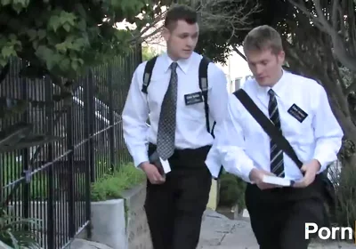Mormon Sucks Cock For The First Time