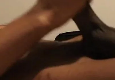 Oiled up on Bed Cumshot