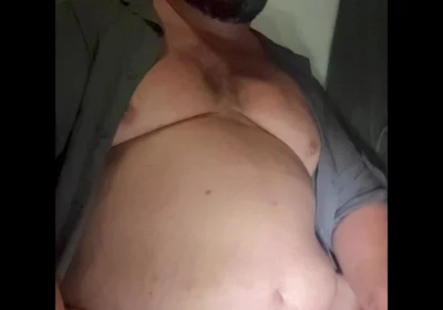 Fat Stepdaddy Bear Beats His Man Meat