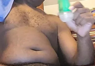 Fapping Big Hard Dick After a Hot Shower
