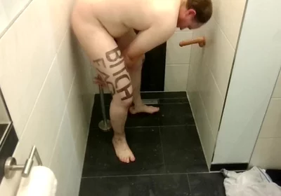 Slave Lettering Marking Anal Hook Dildo Plug Milking Fucked Winch Penis Cage Shower Outdoor Street