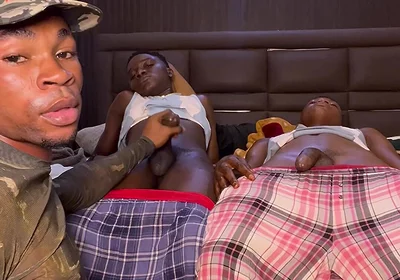 Black Guys Bareback Orgy