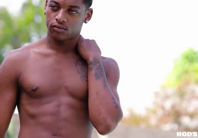 Michael Boston And Ty Santana In Interracial Jockstrap Action