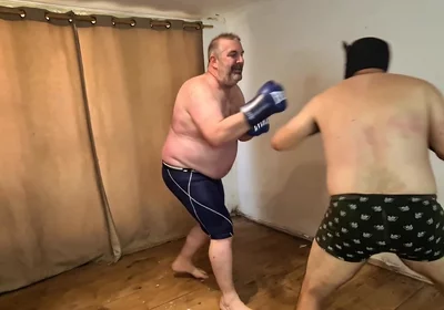 Silver Stepdaddy Boxer Vs Heterofighter - Dirty Boxing Heat