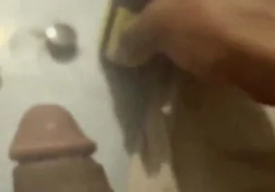 Oiling My Dick Jerking off