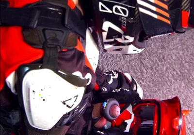 A Vibrating Ring Made Me Cum Hands-free on My Friend's Helmet.