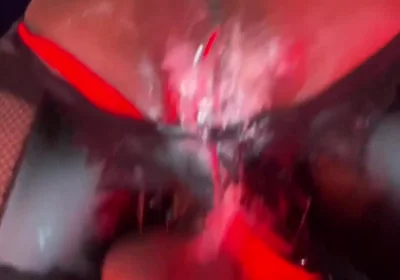 Super Horny Femboy Takes a Creamy Ride on Sex Toy - Surprise Fisting Moment
