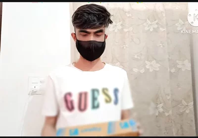 First Time Suck the Delivery Man Because I Was Very Horny