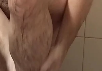 Uncut Gay Shower
