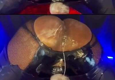 Bottom Digs in Gaping Butthole with Toys