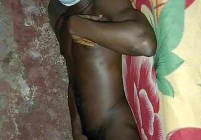 African Black Man Showcasing His Bed Skills