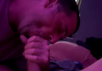 Huge Uncut Latino Dick Throat Fucking His Man