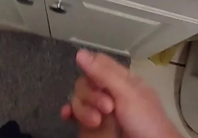 Cumming in the Bathroom