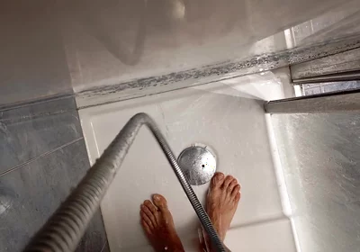 The Pig Shows You His Cumshot After Jerking off and Takes a Shower for You