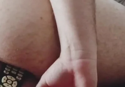 Having Anal Sex with the TV Remote