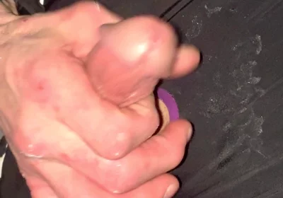Crossdresser Michelle Wearing Spandex Long Sleves Swimsute Lots of Precum Then I Bust a Huge Cum Load