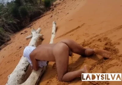 Ladysilva Naked on the Beach with a Lot of Horny Ass