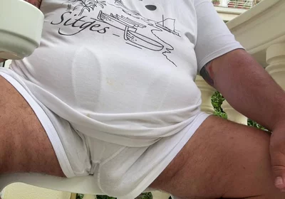 Grandpas Big Penis at Home and Huge Balls