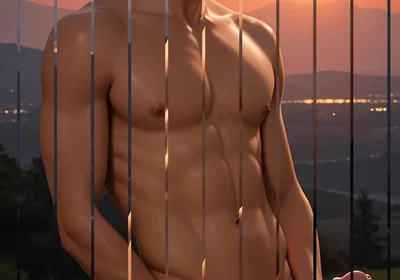 This Slim Toned Nude Man with Huge Erected Dick Will Shock You
