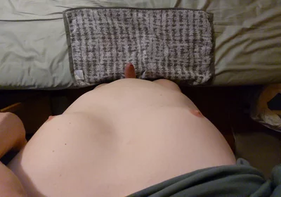Hands-free Edging: Wide Angle POV Horny Air Humping by Hairless Virgin with Phimosis