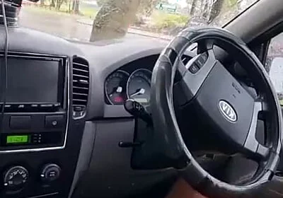 Naked in the Car