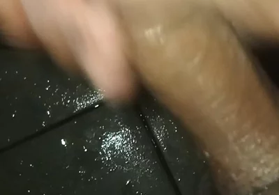 Young Man Was Bathing in His Mother-in-law's Shower and Almost Caught Him Masturbating