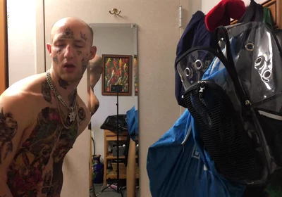 Face Tatted Masturbator