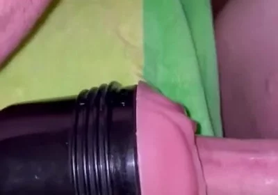 Fuck Stamina Fleshlight Pully and Can't Pullout in Time