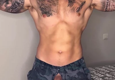 My Big Cock Cums with Military Outfit!