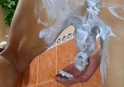 Shaving Balls and Ass