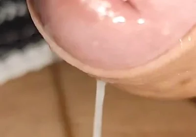 The Largest Production of Pre Cum in the World in a Single Sharpening.
