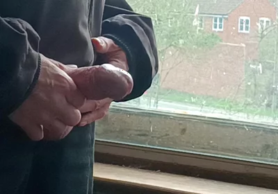 Masturbating and Cumming by the Window at Friend's House - Rockardglans
