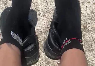 Walking Through the Castle of Cartagena and I Take off My Shoes to Rest so That You Can Worship My Feet