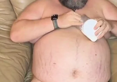 Relaxing with a Cold One and a Hot Cock