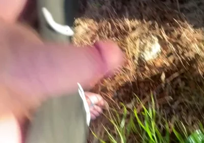 A Redhead Boy Went for a Pee in the Woods and His Friend Followed Him